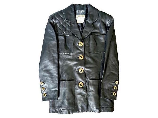 Cambon Chanel Jackets Black