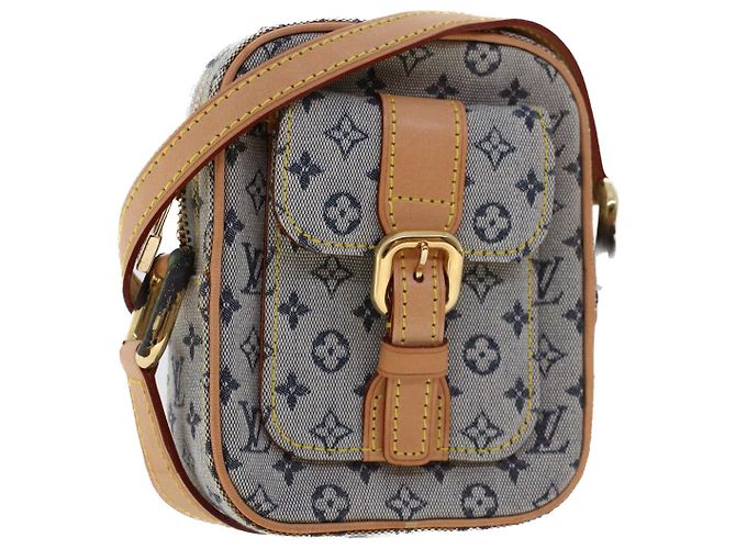 Borsa a tracolla Mini Juliet PM con monogramma LOUIS VUITTON Blu M92005 LV Auth em4662