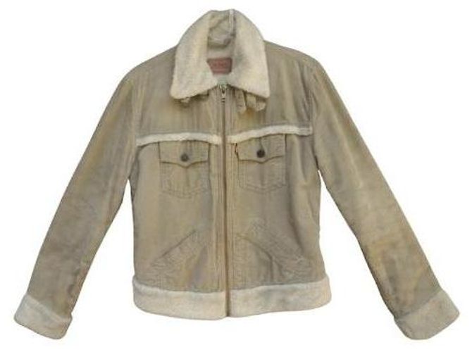 Giacca Levi's Sherpa "per ragazze" taglia M Beige