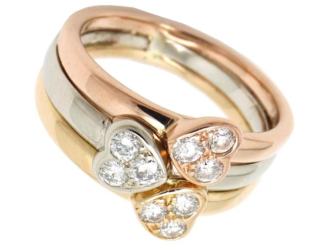 Anello in oro con diamanti Van Cleef & Arpels Multicolore Oro giallo  ref.981227