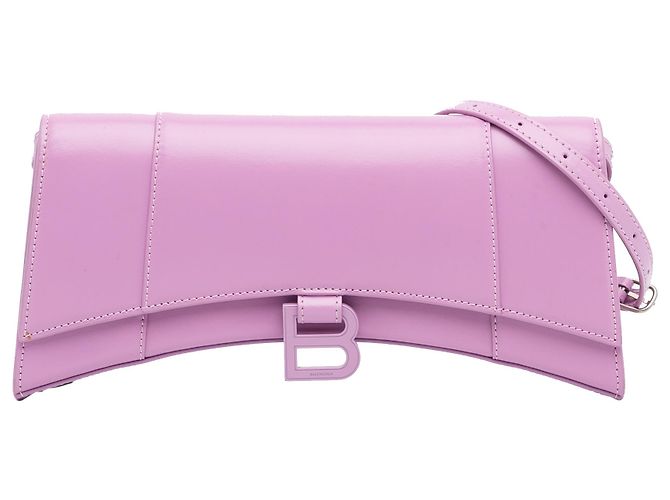 Hourglass Balenciaga Ampulheta Rosa Stretch