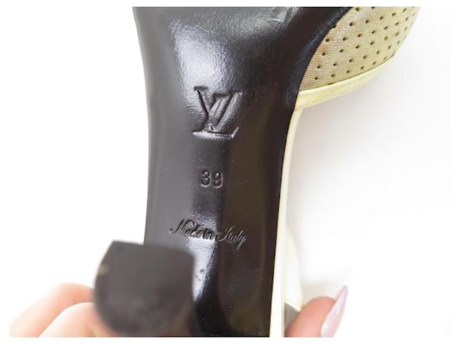 Louis Vuitton, Shoes, Louis Vuitton Monogrammed Kitten Heel