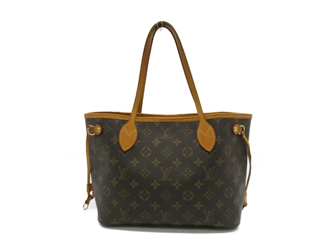 Louis Vuitton Monogram Neverfull PM Canvas Tote Bag M40155 in Good condition Brown Cloth  ref.981534