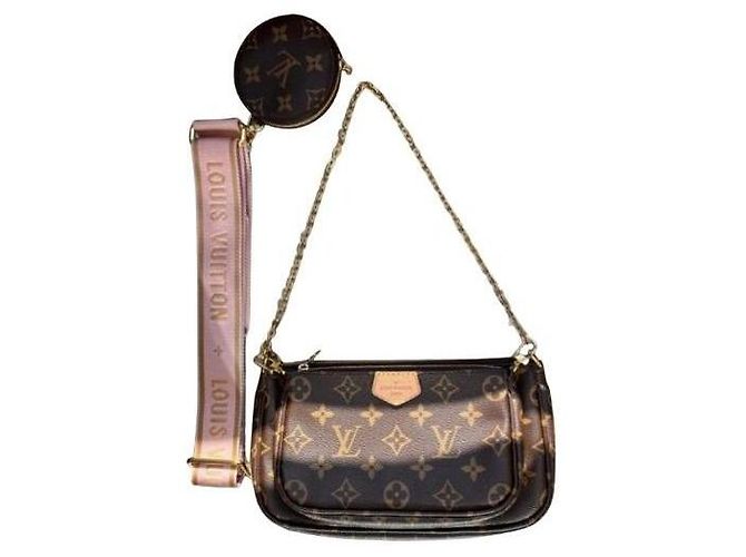 Multi Pochette bolsa multiuso louis vuitton Marrom
