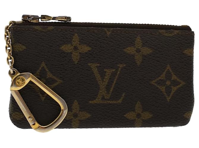 LOUIS VUITTON Monogram Pochette Cles Porte-monnaie M62650 Auth LV 46785 Toile Monogramme  ref.981654