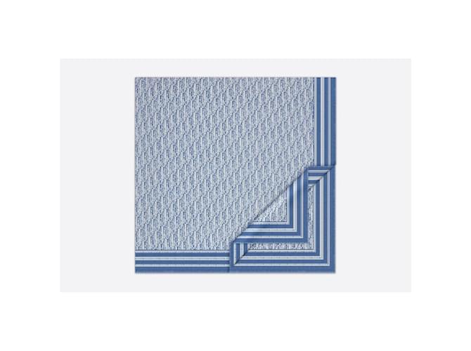 Lenços e lenços de bolso DIORLã Azul  ref.981737
