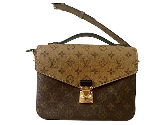 Louis Vuitton Handtaschen Braun Leinwand  ref.981741