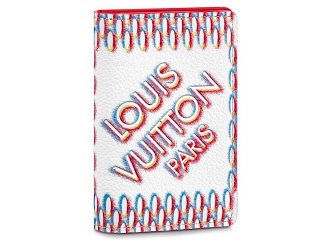 Louis Vuitton Organizador de bolso LV novo Vermelho Couro  ref.981742