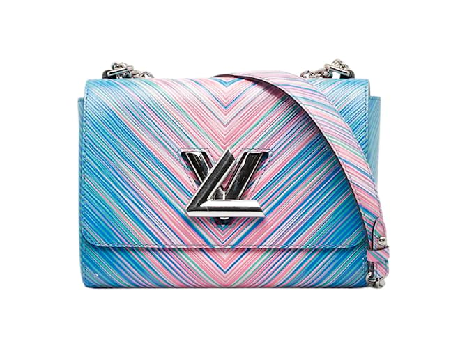 Louis Vuitton Leather Twist MM Messenger Bag Multicolor