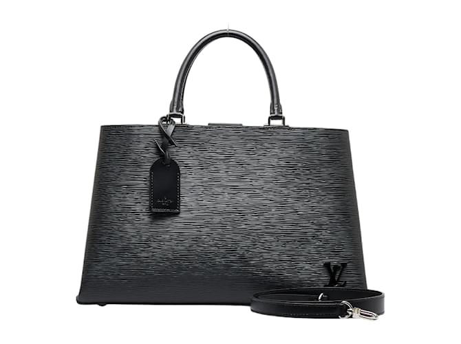 Louis Vuitton Epi Kebler MM M51323 Black Leather Pony-style calfskin  ref.981763