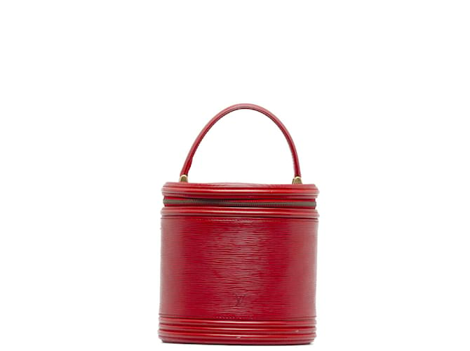 Louis Vuitton Epi Cannes Vanity Case M48037 Red Leather  ref.981786