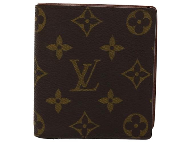 Louis Vuitton-Kartenetui Braun Leinwand  ref.982240