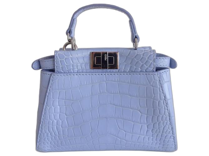 Authentic Fendi Fendi Peekaboo Micro Bag Micro Shearling Peekaboo