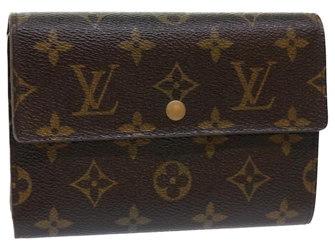 Louis Vuitton Monogram Porte Tresor Etuy Papier Trifold Wallet