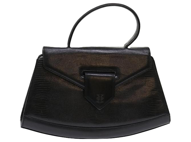 GIVENCHY Hand Bag Leather Black Auth yk7688b  ref.982530