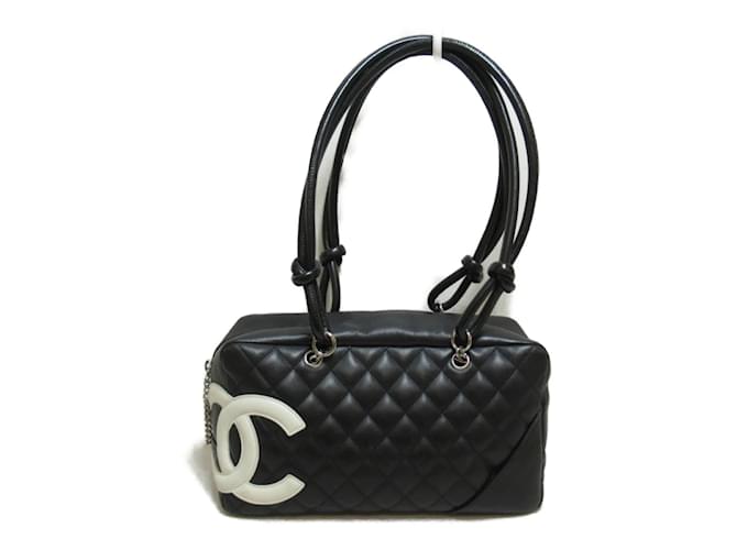 Chanel Cambon Quilted Leather Bowling Bag Black Pony-style calfskin  ref.982819 - Joli Closet