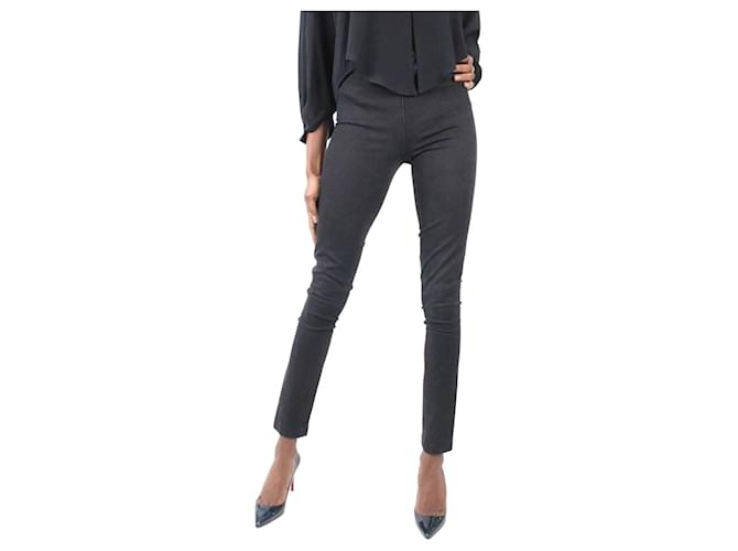The row Jean slim noir - taille S Coton Polyester Elasthane  ref.983049