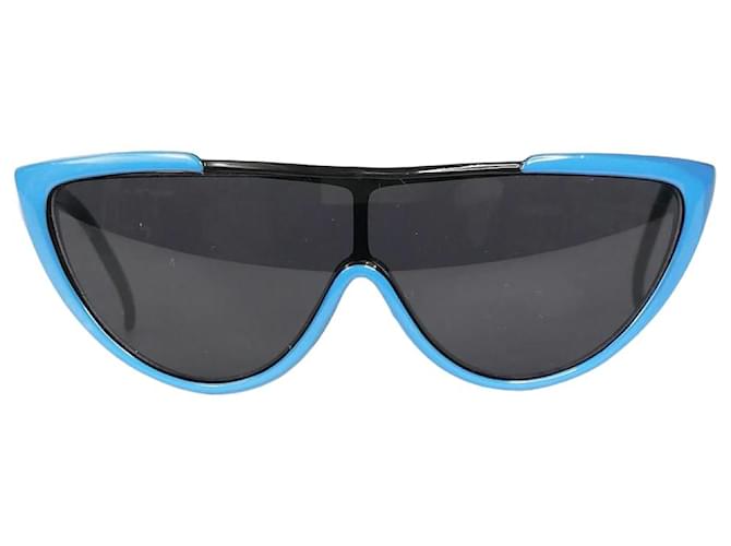 Óculos de sol com viseira azul Linda Farrow  ref.983214