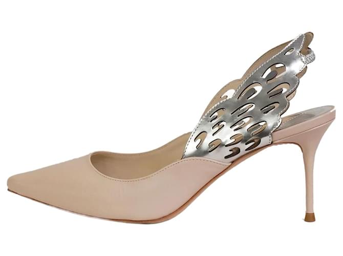 Sophia webster Pink leather winged slingback heels - size EU 37  ref.983811