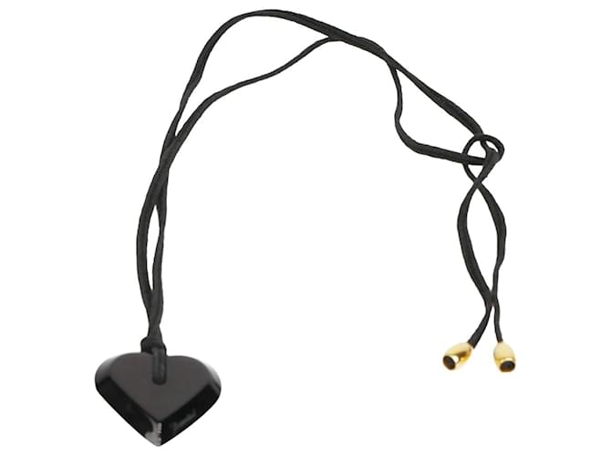 Baccarat black heart necklace  ref.983998