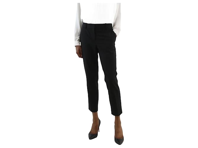 Theory Black tailored trousers - Size US 2 Wool  ref.984169