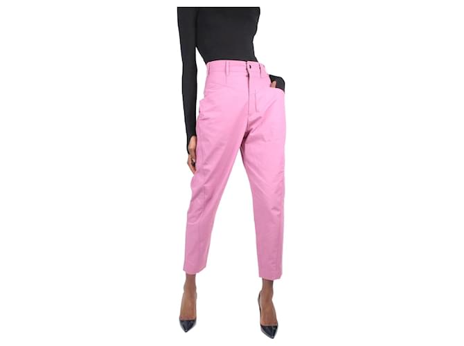 Isabel Marant Pantalon tailleur violet - taille FR 34 Coton  ref.984352