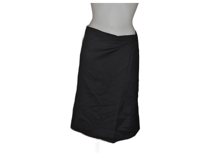 Falda de lana negra Isabel Marant Negro