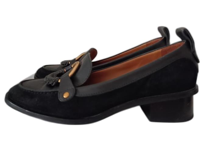See by Chloé Flats Black Leather  ref.984365