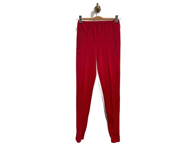 BALENCIAGA Pantalon T.International XS Viscose Rouge  ref.984389