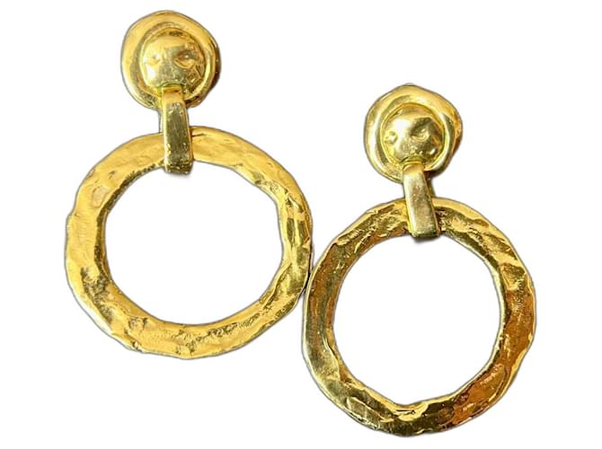 Yves Saint Laurent Earrings Golden  ref.984445