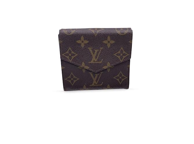 Louis Vuitton Vintage Black Taiga Porte Chequier Checkbook Wallet