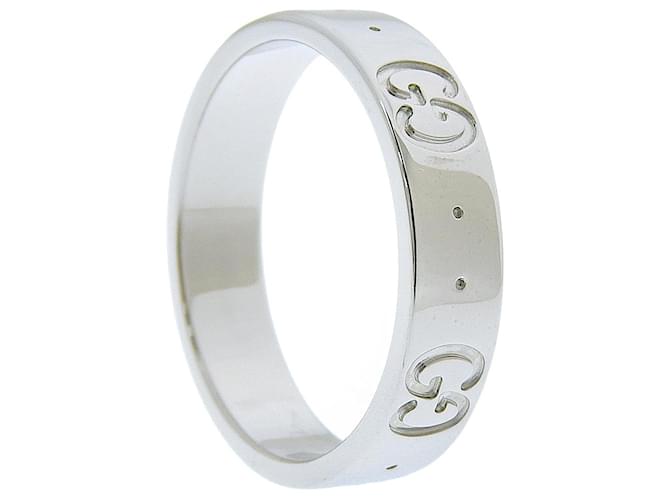 Gucci Ring Interlocking G Arabesque Silver 925 No. 14 Men's Women's GU