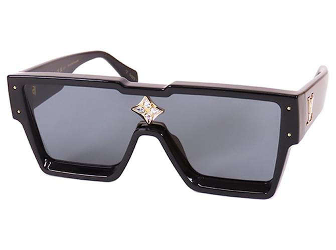 Louis Vuitton Black 2022 Cyclone Sunglasses Plastic Resin ref
