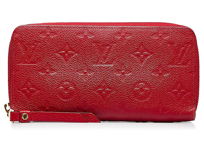 louis vuitton red wallets
