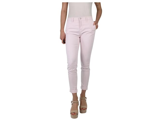 J Brand Pantaloni slim rosa - taglia UK 6 Cotone  ref.985239