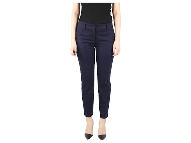 Prada Navy tailored trousers - size IT 40 Navy blue  ref.985268