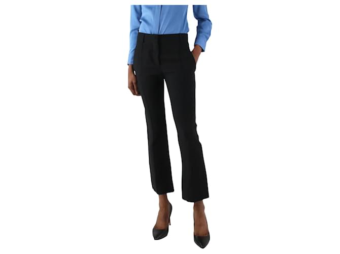 Valentino Black pocket trousers - size UK 6 Wool  ref.985297