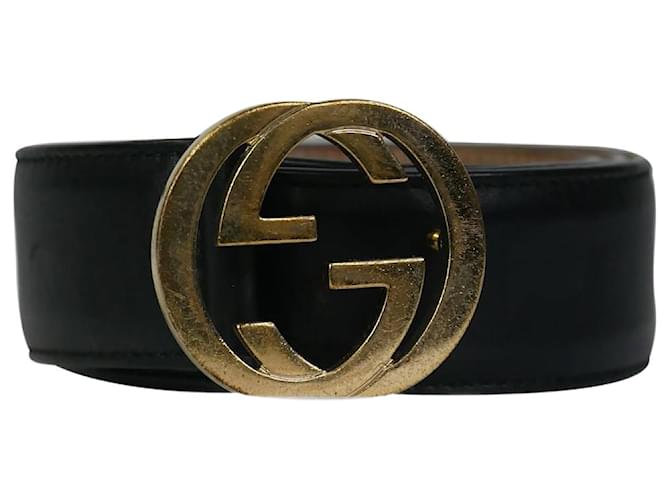 Gucci Pink Leather Interlocking G Buckle Belt 80CM Gucci