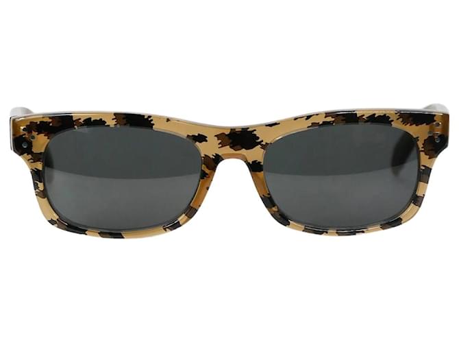 Céline Brown rectangular sunglasses Acetate  ref.985339