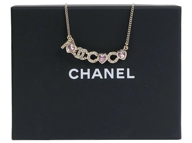 Chanel Collier I Love CC Coco doré