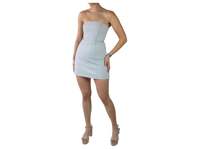 Autre Marque Blue strapless mini dress - size US 0 Polyamide  ref.985657