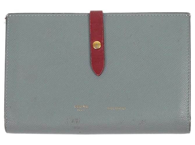 Céline Blue wallet Leather  ref.986309