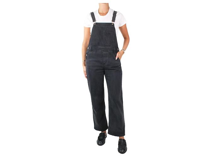 Bellerose Schwarzer Jeans-Overall – Größe W29