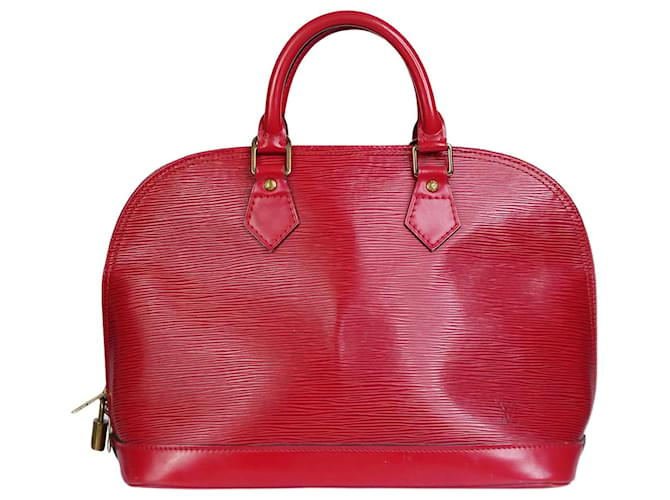Alma BB bag in red epi leather