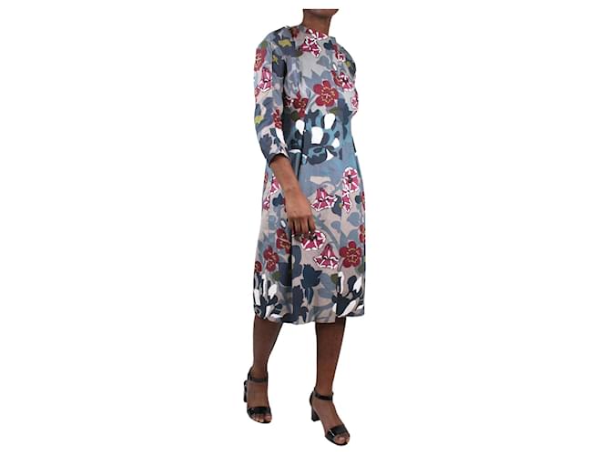 Marni Multicolour floral dress - size IT 44 Multiple colors Cotton  ref.986812