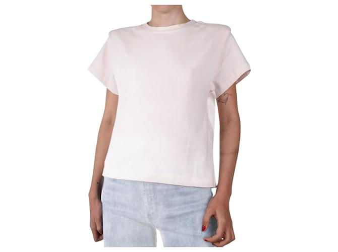 Pre-owned White Cotton T-shirt