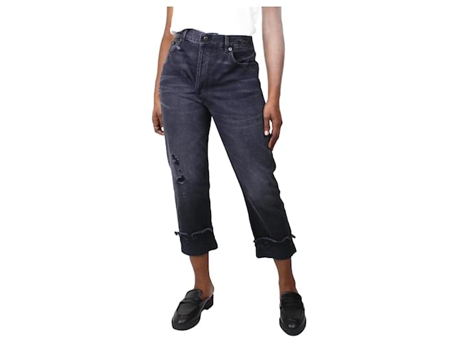 R13 Grey jeans - size UK 6 Cotton  ref.986975
