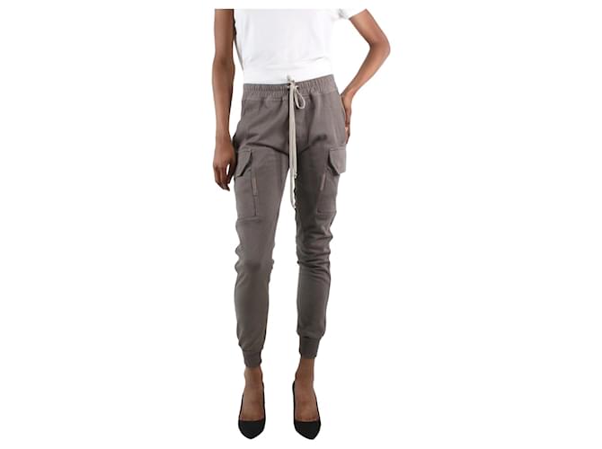 Rick Owens Army green cuffed cargo joggers - size IT 40 Cotton  ref.986999