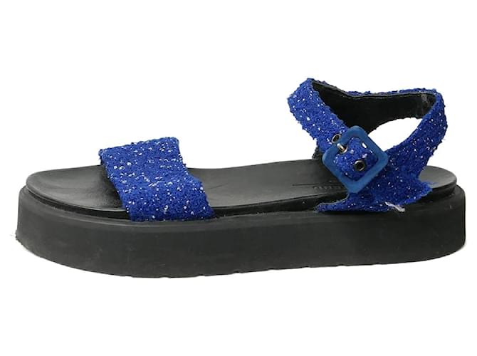 Weekend Max Mara Blue flat sandals - size EU 40  ref.987128