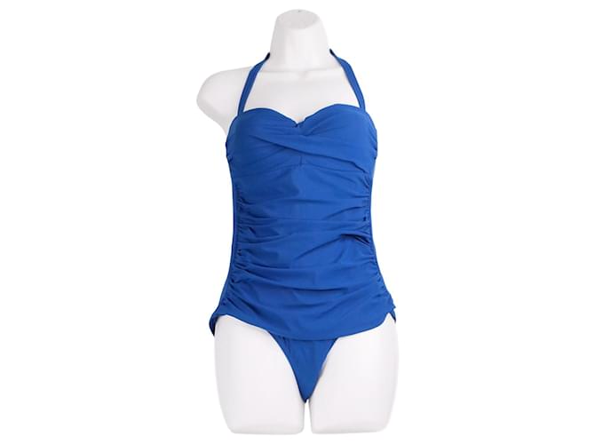 Pre-owned One-piece Swimsuit In Blue